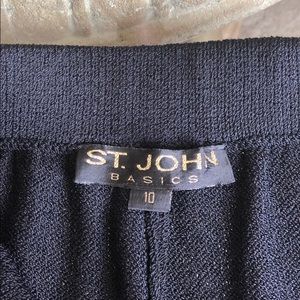 St. John Basics Santana Knit Pants Sz. 10